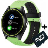 Ceas Smartwatch cu Telefon iUni V9 Plus, Touchscreen, 1.3 Inch HD, Camera 2MP, iOS si Android, Verde